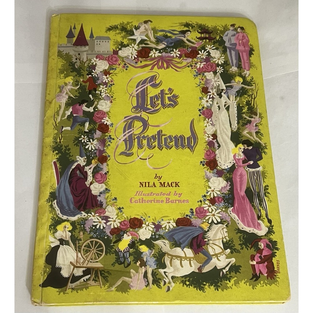 Vintage 1948 Let's Pretend Nila Mack Whitman CBS Radio Fairytales Book